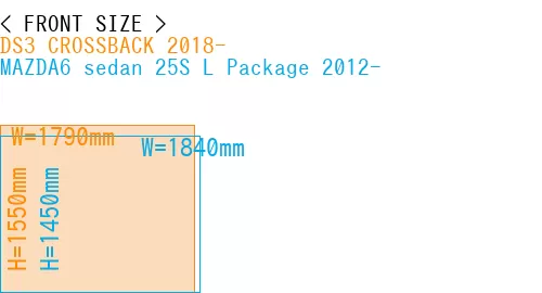 #DS3 CROSSBACK 2018- + MAZDA6 sedan 25S 
L Package 2012-